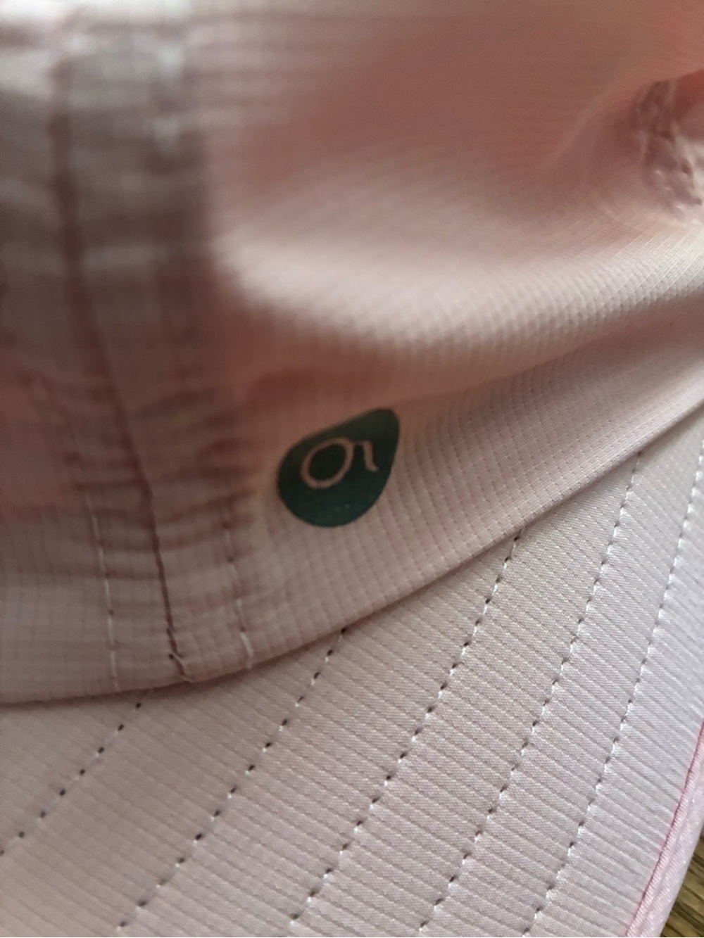 Light Pink Ponyflo Baseball Cap NWOT - Picture 3 of 5